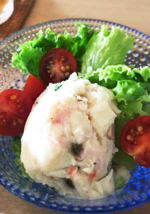 まこもだけ入りポテトサラダ-レシピのメイン写真