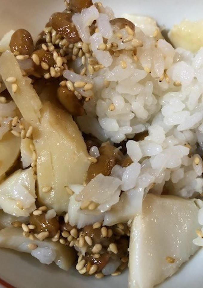 納豆とタラの煮付けの混ぜご飯-レシピのメイン写真