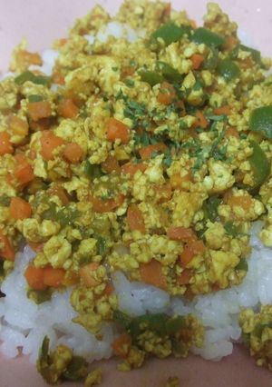 豆腐の 肉無しドライカレー-レシピのメイン写真