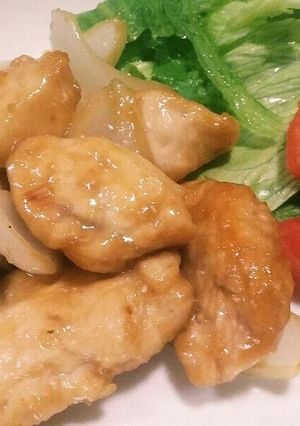 ナンプラーと味噌で、鶏むね肉の炒めもの-レシピのメイン写真