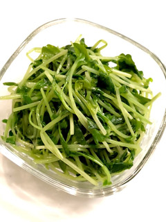 豆苗のナムル-レシピのメイン写真