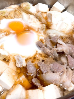 豚肉ですき焼き風お鍋-レシピのメイン写真
