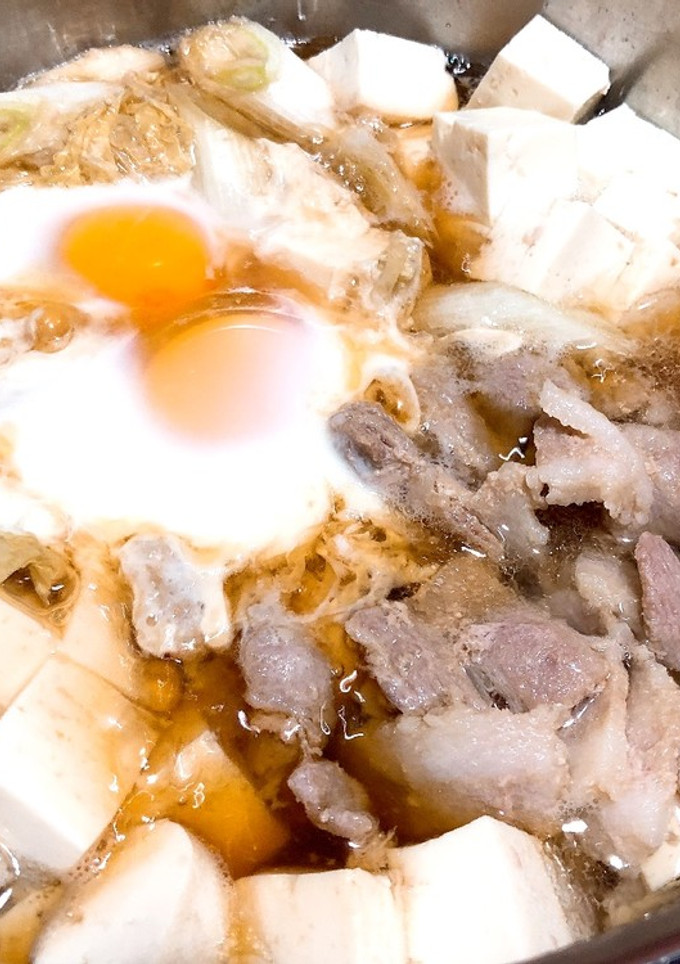 豚肉ですき焼き風お鍋-レシピのメイン写真
