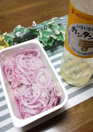紫玉葱カンタン漬け-レシピのメイン写真