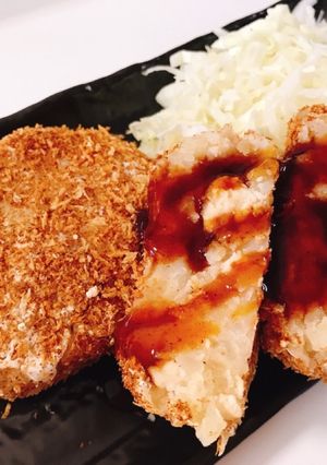 揚げない！オーブンで作るポテトコロッケ-レシピのメイン写真