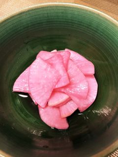 紅しぐれ大根の甘酢漬け-レシピのメイン写真