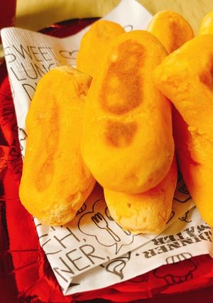 フライパンパン☆30分でもちもち野菜パン-レシピのメイン写真
