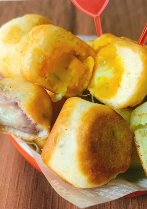 HMで簡単!揚げない一口チーズドック-レシピのメイン写真