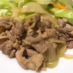 A picture of 味噌風味焼肉.
