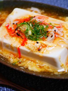 簡単5分!茶碗蒸し風あんかけ豆腐-レシピのメイン写真