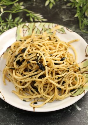 簡単！和風海苔パスタ-レシピのメイン写真