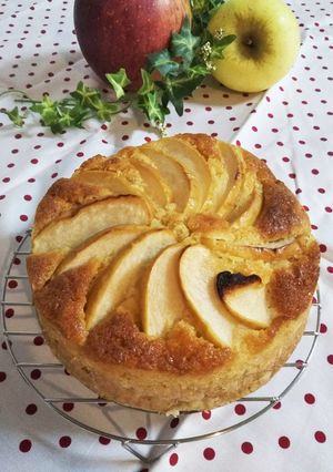 簡単しっとりりんごのケーキ-レシピのメイン写真