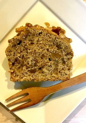 ほうじ茶くるみパウンドケーキ☆HMで簡単-レシピのメイン写真