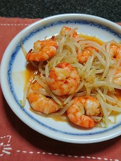 海老ともやしのスイートチリソース和え-レシピのメイン写真