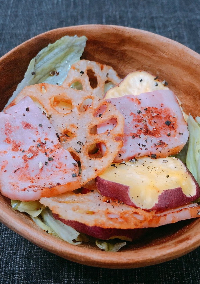 さつま芋と蓮根の秋サラダ-レシピのメイン写真