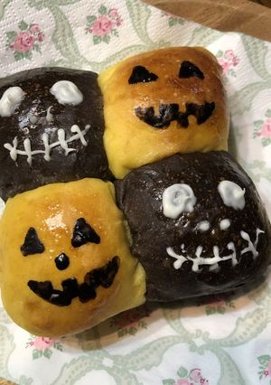 ハロウィンちぎりパン-レシピのメイン写真