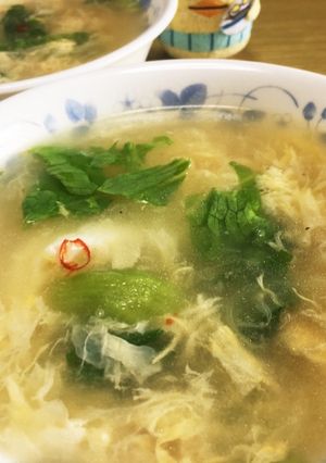 味覇でらくらく レタスのたまごスープ-レシピのメイン写真