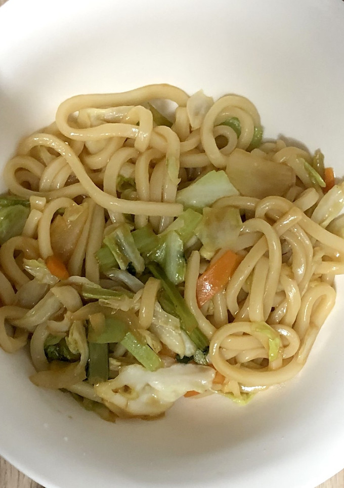 簡単！焼肉のたれ焼うどん-レシピのメイン写真