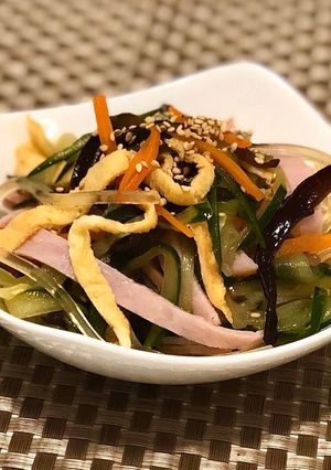 拌三絲 やみつき中華サラダ 葛切りで♥-レシピのメイン写真
