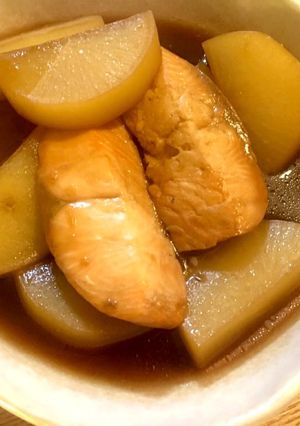 鮭大根(しっかりめ醤油味)-レシピのメイン写真