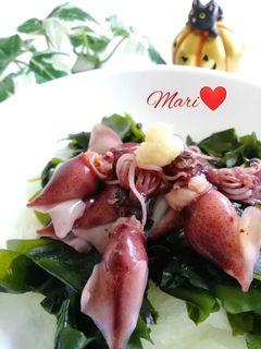 ほたるいかのポン酢サラダ-レシピのメイン写真