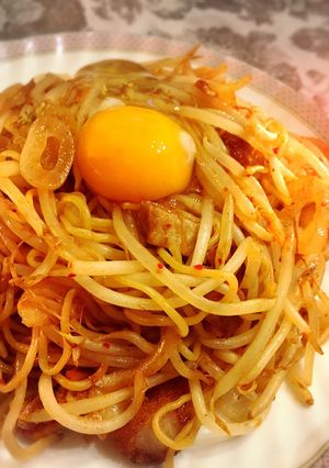 キムチ入り焼きそば-レシピのメイン写真