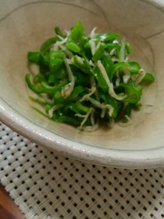 万願寺唐辛子とおじゃこのあっさり煮-レシピのメイン写真