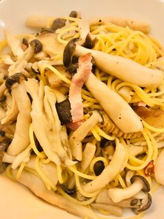 きのこたっぷり秋パスタ-レシピのメイン写真