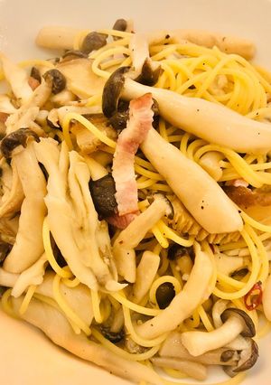 きのこたっぷり秋パスタ-レシピのメイン写真