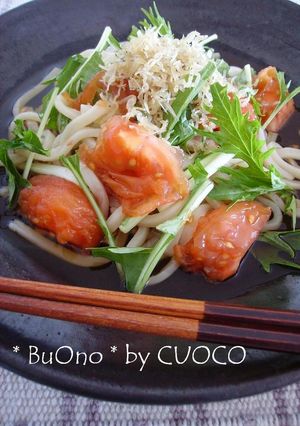 ＊夏だ～さっぱり＊冷やしトマトうどん♪-レシピのメイン写真