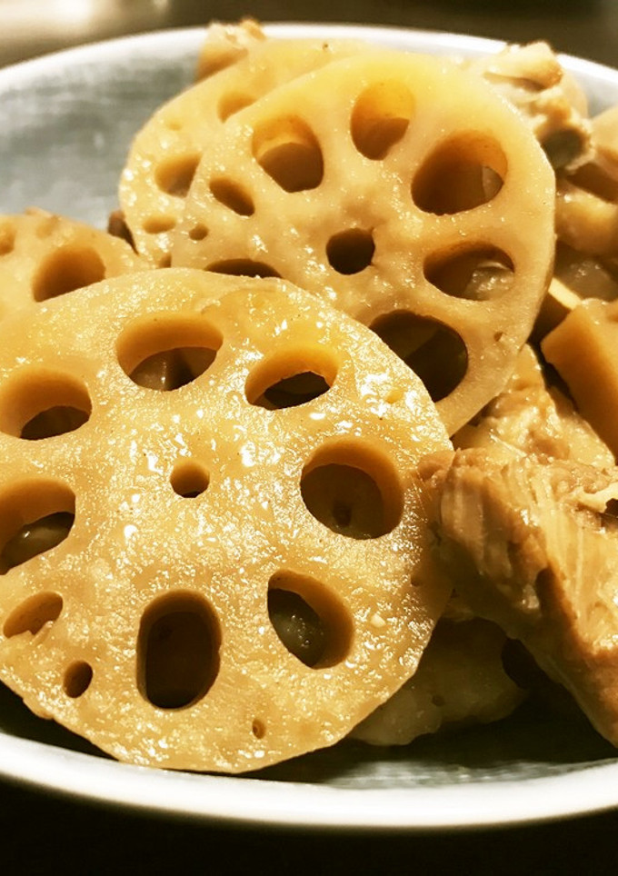 簡単美味しい　れんこんと鶏肉の煮物-レシピのメイン写真