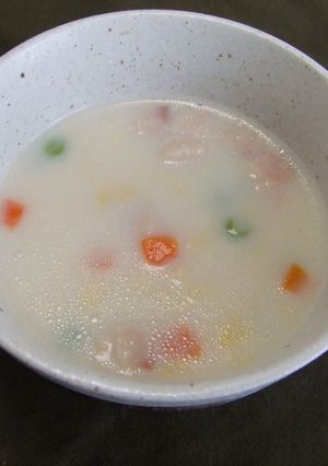 牛乳風味のスープ-レシピのメイン写真