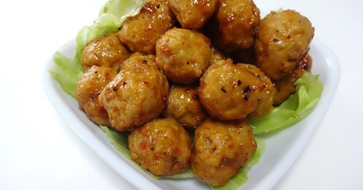 鶏つくねの甘辛焼き by 瀬のしろ 【クックパッド】 簡単おいしい