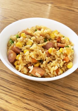 カレーチャーハン-レシピのメイン写真