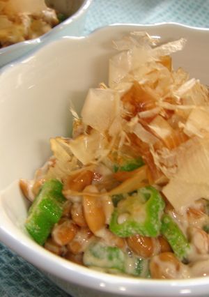 マヨｄｅ＝オクラ納豆＝-レシピのメイン写真