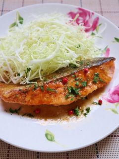 鮭のムニエル~にんにく醤油ソースかけ~-レシピのメイン写真