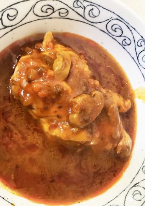 【1作目】鶏もも肉のミートソース煮！！-レシピのメイン写真