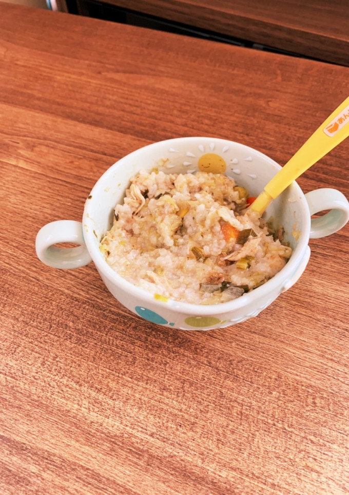 【離乳食後期】野菜たっぷり和風炊き込み飯-レシピのメイン写真