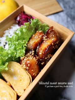 お弁当にも!ぶりの甘辛胡麻だれ-レシピのメイン写真