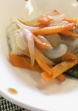 【幼児食】揚げ魚の野菜あんかけ-レシピのメイン写真