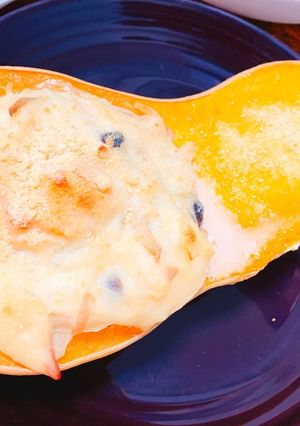 バターナッツかぼちゃの丸ごとグラタン-レシピのメイン写真