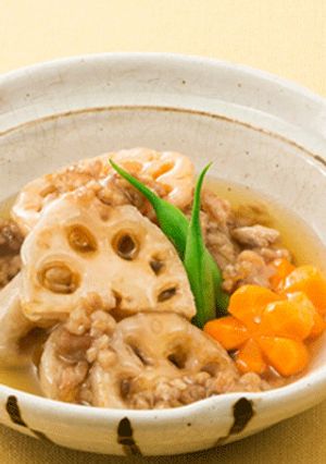 かけるだけ！れんこんのそぼろだしあんかけ-レシピのメイン写真