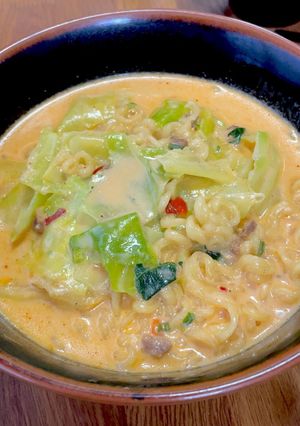 牛乳辛ラーメン-レシピのメイン写真