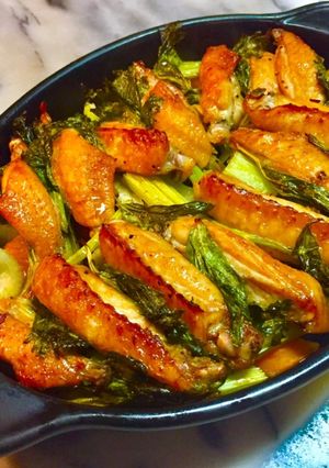 No2258鶏手羽中の香味野菜グリル-レシピのメイン写真