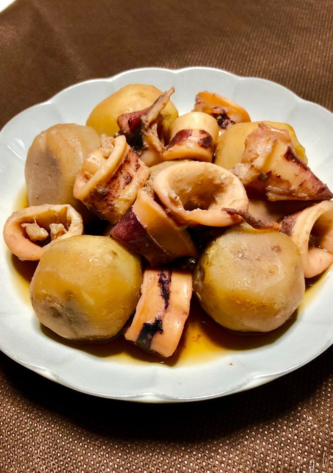 里芋とイカの煮物(旨煮)♡お袋の味-レシピのメイン写真
