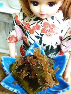 リカちゃん♡だし殼昆布鰹節で佃煮風ꕤ*.-レシピのメイン写真