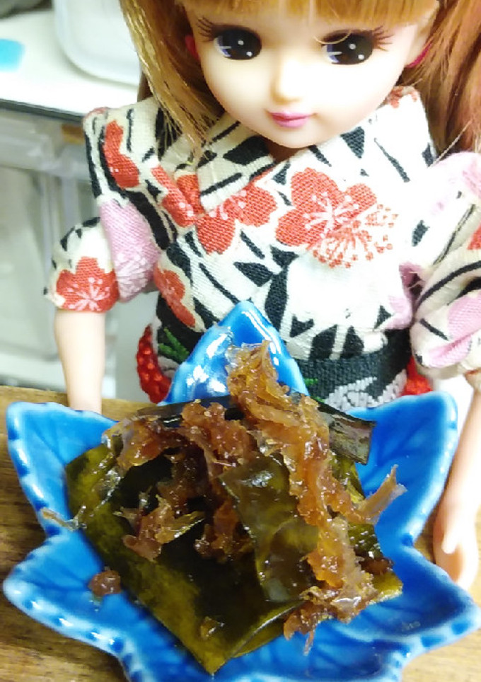 リカちゃん♡だし殼昆布鰹節で佃煮風ꕤ*.-レシピのメイン写真