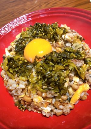 高菜納豆チャーハン-レシピのメイン写真