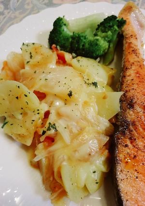 じゃがいもとトマトのほったらかしチーズ-レシピのメイン写真