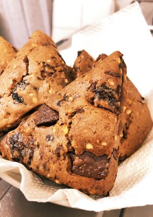 ホミケでプルーンチョコスコーン-レシピのメイン写真